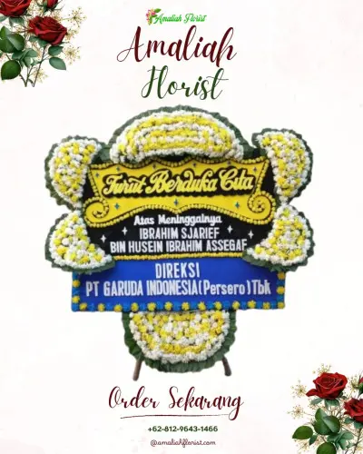 Papan Bunga Duka di Cipelah