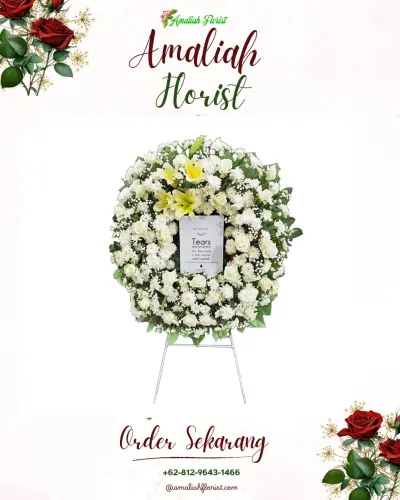 Krans Bunga Duka Cita di Cipelah