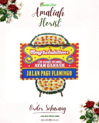 Bunga Papan Congratulation di Cipelah